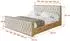 ALTDECOR ENZO5-Z Polsterbett mit Bettkasten und Lattenrost, beige, 200x200cm (800001638966)