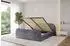 ALTDECOR LERIS-Z-v1 Polsterbett mit Bettkasten und Lattenrost 200x200cm, dunkelgrau (800001641954)