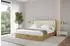 ALTDECOR ENZO5 Polsterbett mit Bettkasten und Lattenrost, 200x200cm, beige (800001808819)