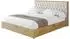 ALTDECOR ENZO5 Polsterbett mit Bettkasten und Lattenrost, 200x200cm, beige (800001808819)