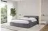 ALTDECOR ENORA-V1 Polsterbett mit Bettkasten und Lattenrost, 180x200cm, dunkelgrau (800001638424)