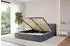 ALTDECOR ENORA-V1 Polsterbett mit Bettkasten und Lattenrost, 180x200cm, dunkelgrau (800001638424)