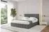 ALTDECOR AMEA Polsterbett mit Bettkasten und Lattenrost, 140x200cm, dunkelgrau (800001813738)