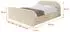 ALTDECOR TIVON-Z-V1 Polsterbett mit Bettkasten und Lattenrost, 140x200cm, beige (800001740555)
