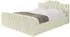 ALTDECOR Falio-Z-V1 Polsterbett mit Bettkasten & Matratze H3/H4, 200x200cm, beige (800001638464)