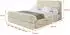 ALTDECOR Elva-Z Polsterbett mit Bettkasten und Lattenrost, 120x200cm, beige (800001809971)