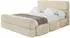 ALTDECOR Elva-Z Polsterbett mit Bettkasten und Lattenrost, 120x200cm, beige (800001809971)
