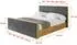 ALTDECOR Enzo8-Z Polsterbett mit Bettkasten und Lattenrost, 180x200cm, dunkelgrau (800001640964)