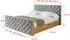 ALTDECOR ENZO3-Z Polsterbett mit Bettkasten und Lattenrost, 140x200cm, grau (800001637893)
