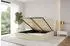 ALTDECOR Zoran Polsterbett mit Bettkasten, Lattenrost & Matratze H3/H4, 200x200cm, beige (800001639301)