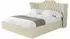 ALTDECOR Zoran Polsterbett mit Bettkasten, Lattenrost & Matratze H3/H4, 200x200cm, beige (800001639301)