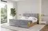 ALTDECOR ENZO6-Z Polsterbett mit Bettkasten und Lattenrost, 160x200cm, grau (800001811843)