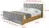 ALTDECOR ENZO6-Z Polsterbett mit Bettkasten und Lattenrost, 160x200cm, grau (800001811843)