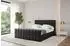 ALTDECOR AMEA-Z Polsterbett mit Bettkasten und Lattenrost, schwarz, 120x200cm (800001810739)