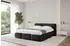 ALTDECOR ELVA-v1 Polsterbett mit Bettkasten und Lattenrost, 160x200cm, schwarz (800001812480)
