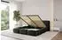 ALTDECOR ELVA-v1 Polsterbett mit Bettkasten und Lattenrost, 160x200cm, schwarz (800001812480)