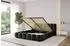 ALTDECOR SENA-v1 Polsterbett mit Bettkasten und Lattenrost, 160x200cm, schwarz (800001813829)