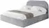 ALTDECOR Leray Polsterbett mit Bettkasten und Lattenrost, 120x200cm, hellgrau
