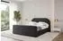 ALTDECOR Tivon-Z Polsterbett mit Bettkasten und Lattenrost, schwarz, 200x200cm (800001741093)