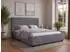 Beautysofa Calma Polsterbett 160x200cm, 2 Schubladen, Bouclé dunkelgrau (800002054831)
