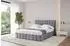 ALTDECOR AMEA Polsterbett mit Bettkasten und Lattenrost, 200x200cm, grau (800001813721)