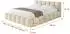 ALTDECOR LEYA-v1 Polsterbett mit Bettkasten und Lattenrost, beige, 160x200cm (800001810886)