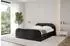 ALTDECOR LERIS-Z-v1 Polsterbett mit Bettkasten und Lattenrost, 120x200cm, schwarz (800001641950)