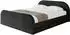 ALTDECOR LERIS-Z-v1 Polsterbett mit Bettkasten und Lattenrost, 120x200cm, schwarz (800001641950)