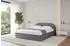 ALTDECOR TIVON-V1 Polsterbett mit Bettkasten und Lattenrost, 140x200cm, dunkelgrau
