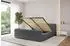 ALTDECOR ENORA-Z-V1 Polsterbett mit Bettkasten und Lattenrost, dunkelgrau, 120x200cm (800001637071)