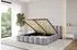 ALTDECOR SENA-v1 Polsterbett mit Bettkasten und Lattenrost, 160x200cm, hellgrau (800001813215)