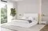 ALTDECOR AMEA Polsterbett mit Bettkasten und Lattenrost, 120x200cm, weiß (800001813734)