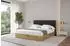 ALTDECOR ENZO5 Polsterbett mit Bettkasten und Lattenrost, 160x200cm, schwarz Kunstleder (800001637637)