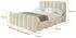 ALTDECOR Sora-Z Polsterbett mit Bettkasten und Lattenrost, 200x200cm, beige (800001636408)