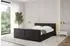 ALTDECOR EMMI-Z-V1 Polsterbett mit Bettkasten und Lattenrost, schwarz, 180x200cm (800001640599)