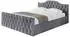 ALTDECOR FALIO-Z-V1 Polsterbett mit Bettkasten und Lattenrost, 180x200cm, grau (800001638484)