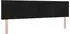 vidaXL Boxspringbett mit Matratze, Stoff, schwarz, 180x200cm (3451278)