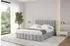 ALTDECOR AMEA Polsterbett mit Bettkasten und Lattenrost, 160x200cm, hellgrau (800001813837)