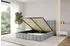ALTDECOR AMEA Polsterbett mit Bettkasten und Lattenrost, 160x200cm, hellgrau (800001813837)