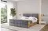 ALTDECOR ENZO1-Z Polsterbett mit Bettkasten und Lattenrost, 200x200cm, dunkelgrau (ENZO1-Z)