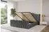 ALTDECOR Zoran-Z Polsterbett mit Bettkasten & Lattenrost, 180x200cm, dunkelgrau (800001639462)