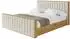 ALTDECOR ENZO4-Z Polsterbett mit Bettkasten und Lattenrost, beige, 200x200cm (800001810678)