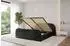 ALTDECOR LERIS-Z-v1 Polsterbett mit Bettkasten und Lattenrost, 200x200cm, schwarz (800001641905)