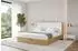 ALTDECOR ENZO4 Polsterbett mit Bettkasten und Lattenrost, 120x200cm, weiß