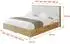 ALTDECOR ENZO4 Polsterbett mit Bettkasten und Lattenrost, 120x200cm, weiß