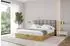 ALTDECOR ENZO2 Polsterbett mit Bettkasten und Lattenrost, 140x200cm, grau (800001740715)