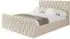 ALTDECOR Reno-Z Polsterbett mit Bettkasten und Lattenrost, 160x200cm, beige (800001812114)