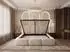 WFL GROUP Harmony Polsterbett mit Bettkasten & Lattenrost, Bouclé creme, 120x200cm