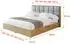 ALTDECOR ENZO2 Polsterbett mit Bettkasten und Lattenrost, 140x200cm, hellgrau (800001740785)