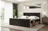 ALTDECOR LOLLI4-Z Boxspringbett mit Bettkasten, 120x200cm, schwarz (800001814077)
